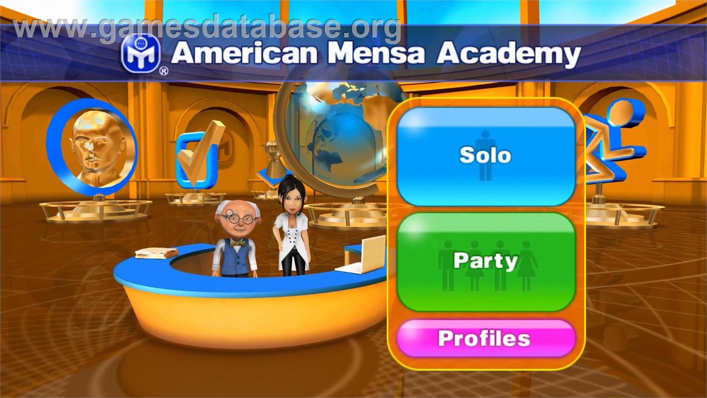 American Mensa Academy - Nintendo Wii - Artwork - Title Screen