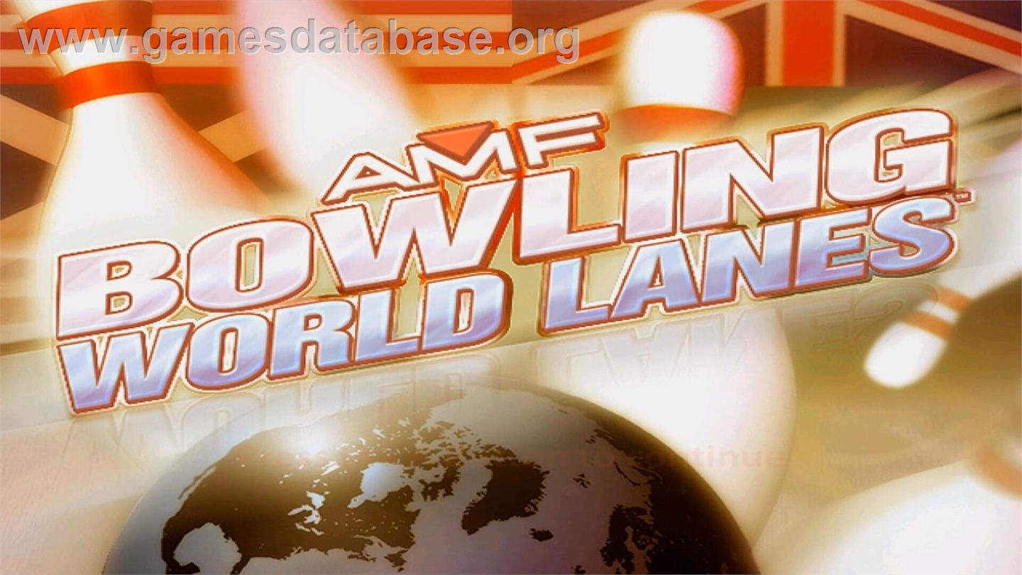 Amf Bowling World Lanes - Nintendo Wii - Artwork - Title Screen