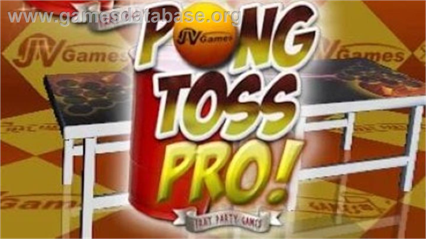 Beer Pong! - Nintendo Wii - Artwork - Title Screen