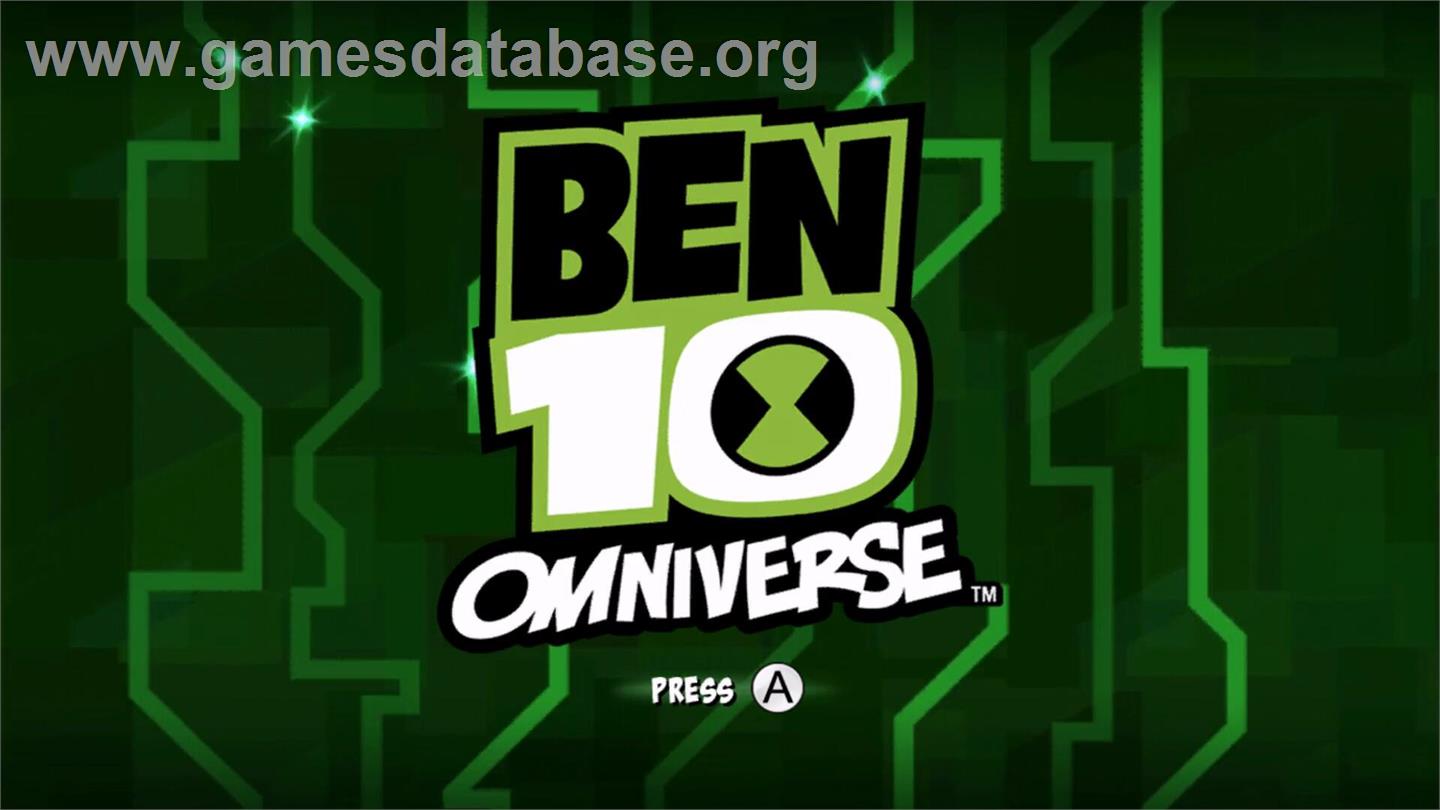 Ben 10 Omniverse - Nintendo Wii - Artwork - Title Screen