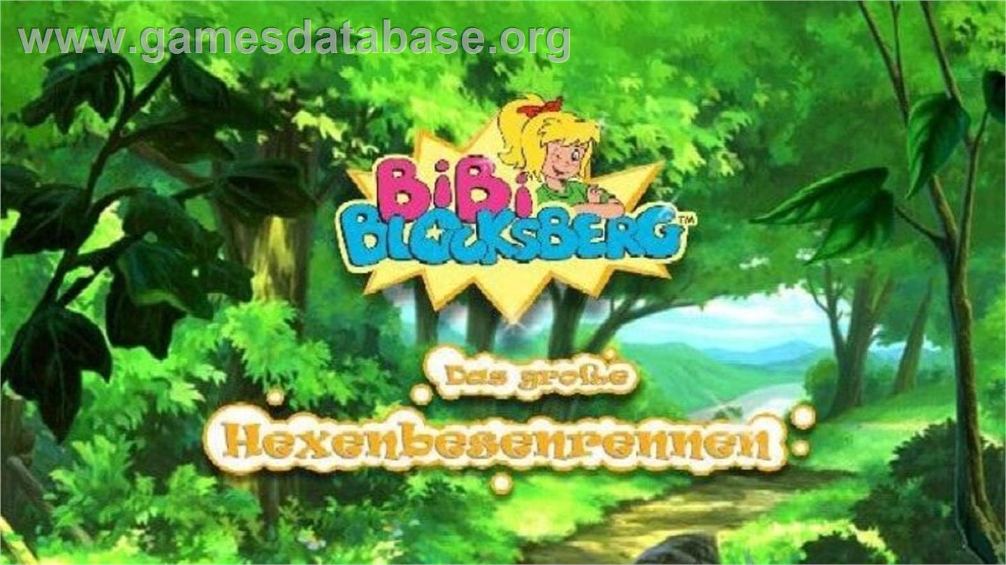 Bibi Blocksberg - Das Grosse Hexenbesen-rennen! - Nintendo Wii - Artwork - Title Screen