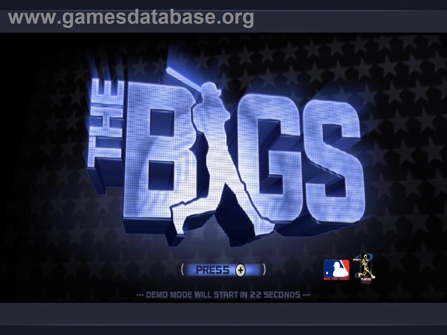 Bigs, The - Nintendo Wii - Artwork - Title Screen