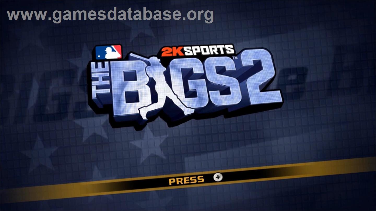Bigs 2 - Baseball, The - Nintendo Wii - Artwork - Title Screen
