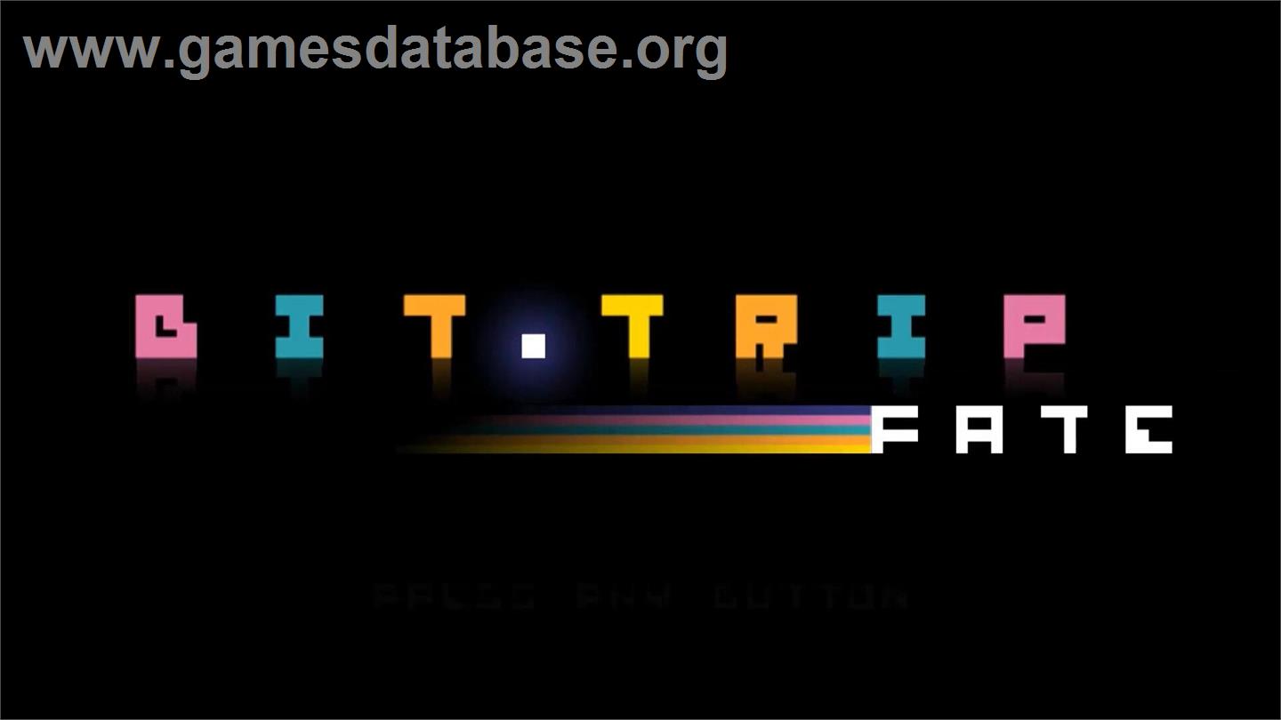 Bit.trip Fate - Nintendo Wii - Artwork - Title Screen