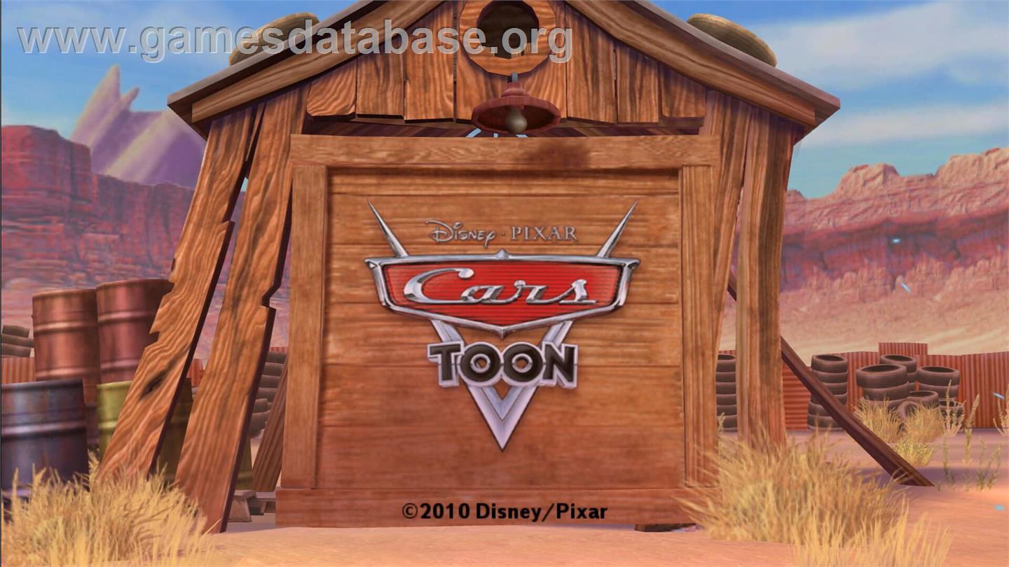 Cars - Nintendo Wii - Artwork - Title Screen