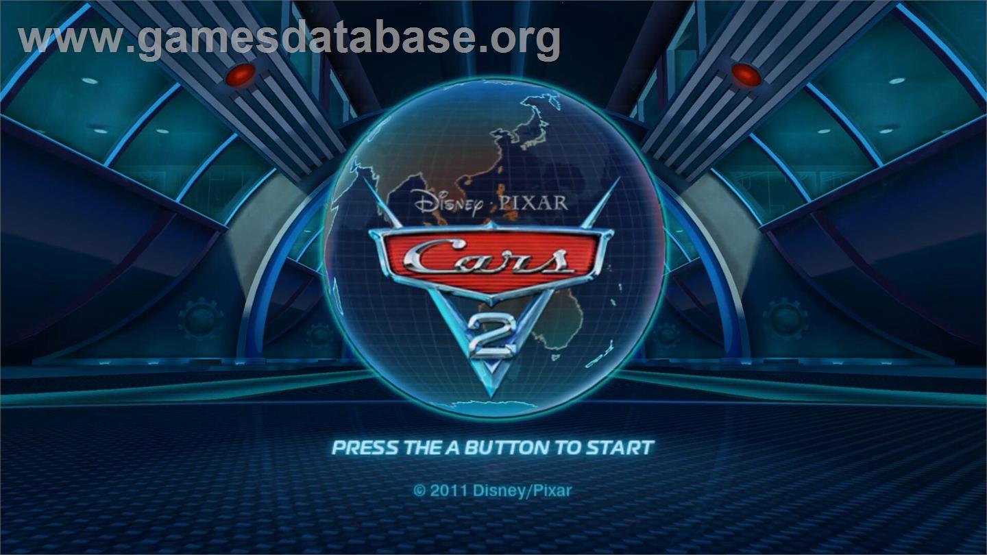 Cars 2 - Nintendo Wii - Artwork - Title Screen