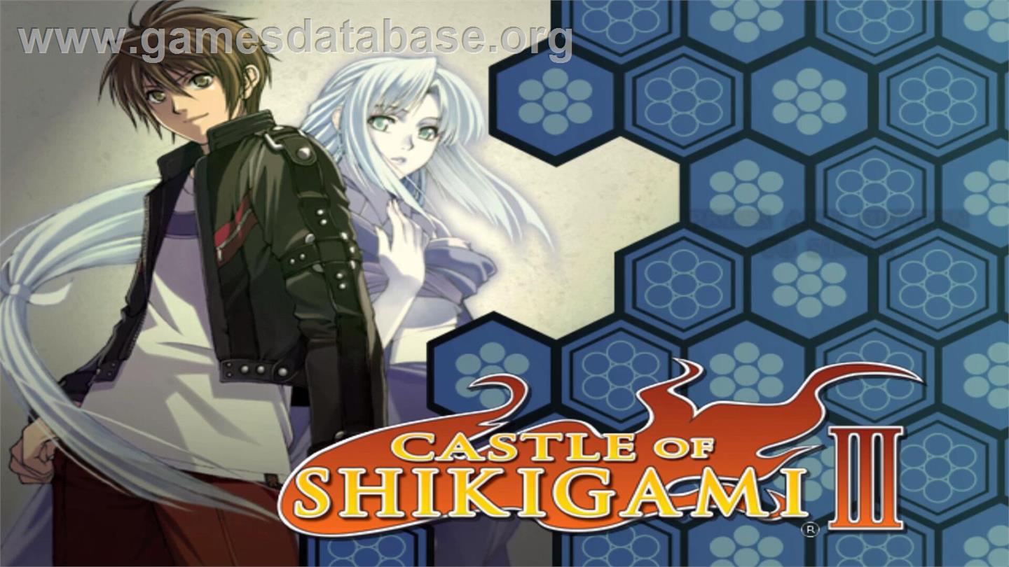 Castle Of Shikigami 3 - Nintendo Wii - Artwork - Title Screen