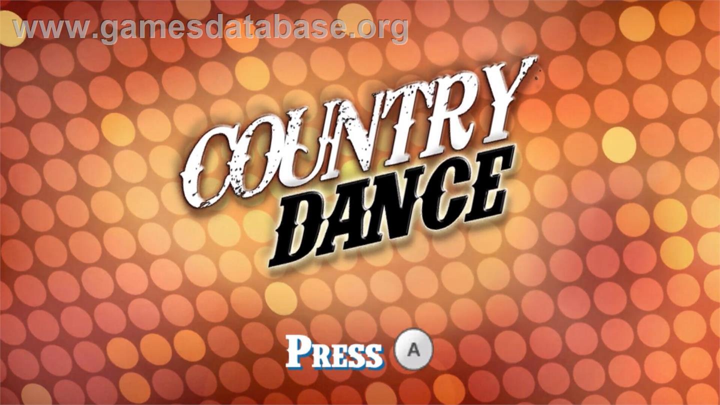Country Dance - Nintendo Wii - Artwork - Title Screen