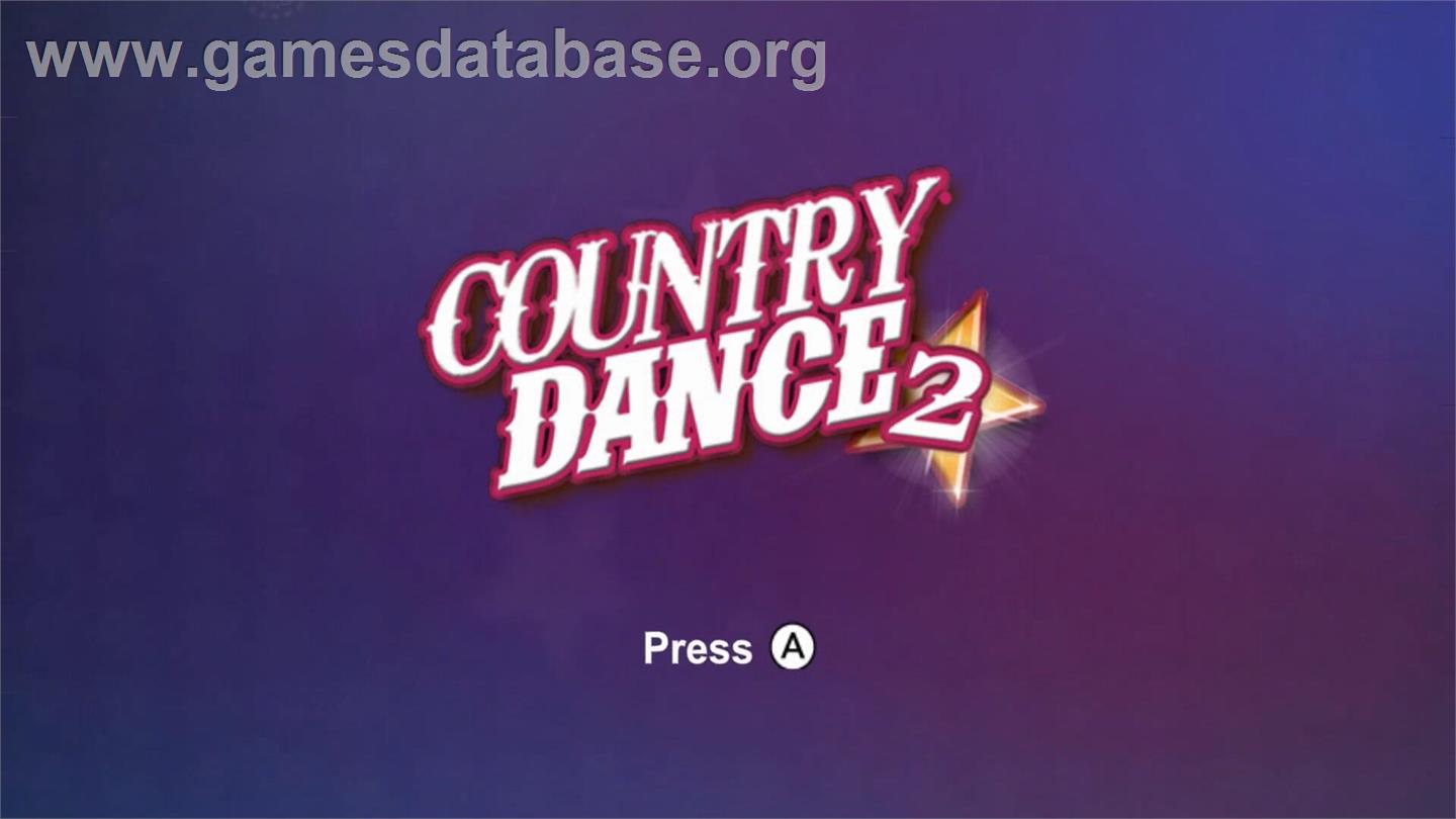 Country Dance 2 - Nintendo Wii - Artwork - Title Screen