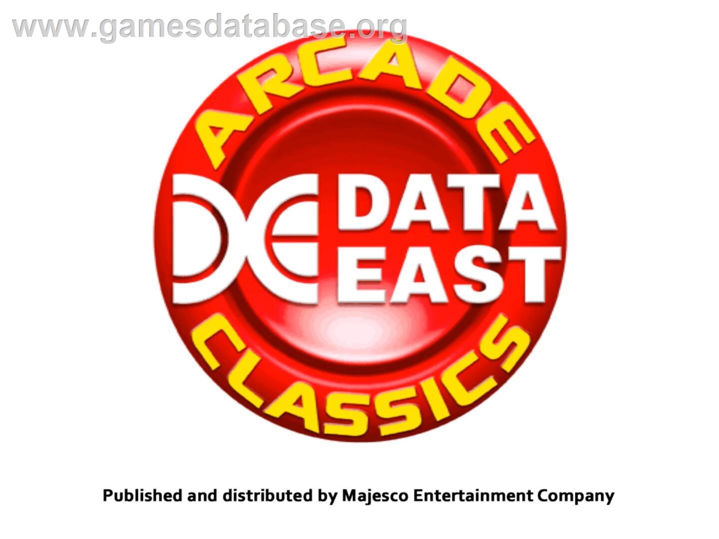 Data East Arcade Classics - Nintendo Wii - Artwork - Title Screen