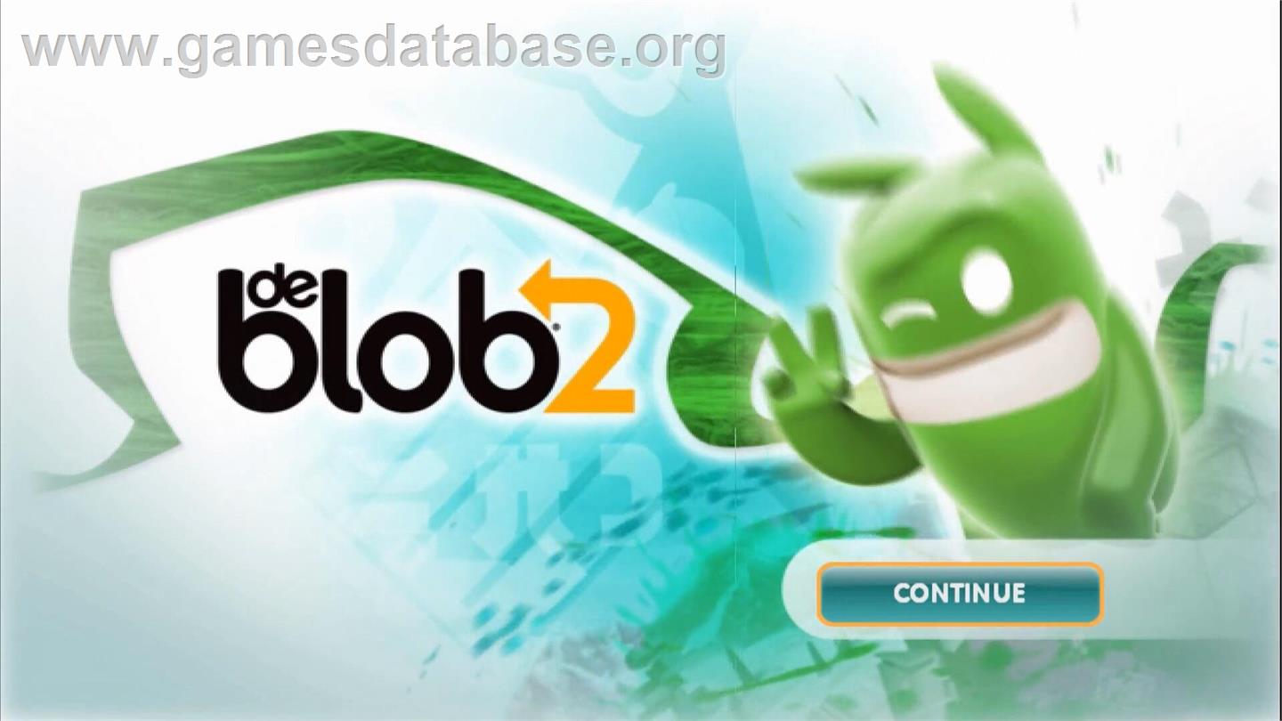 De Blob 2 - Nintendo Wii - Artwork - Title Screen