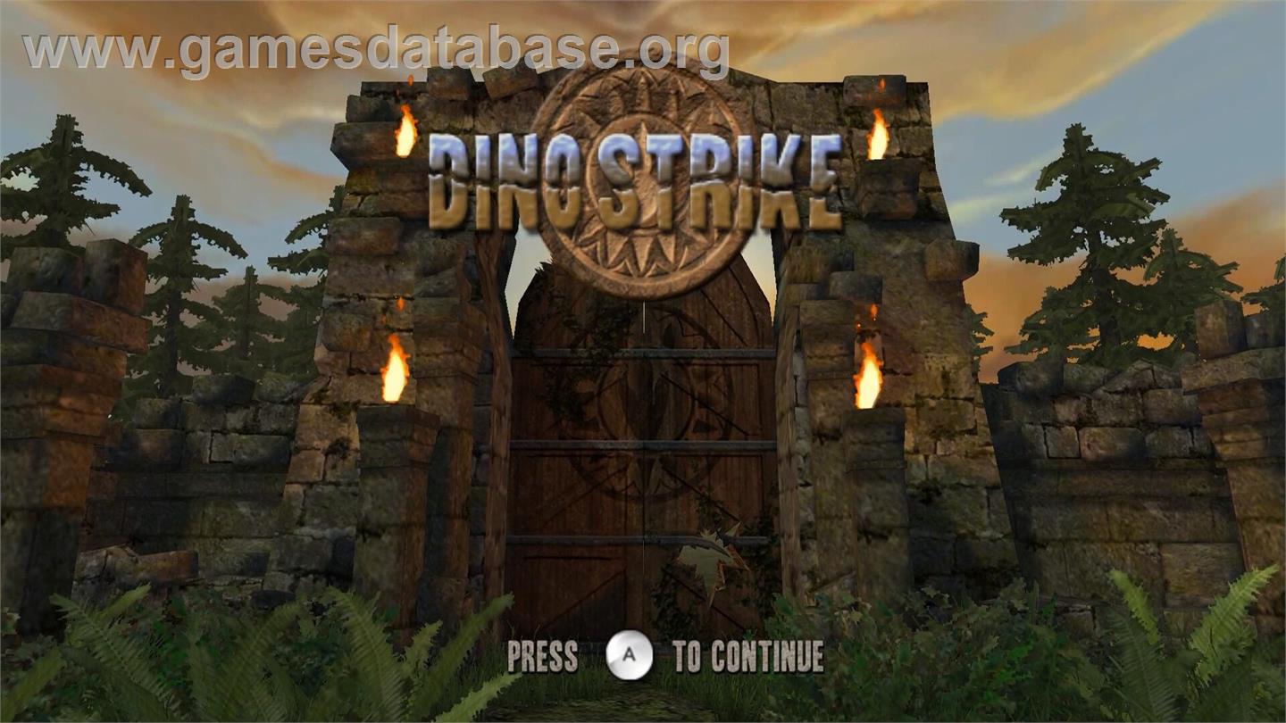 Dino Strike - Nintendo Wii - Artwork - Title Screen