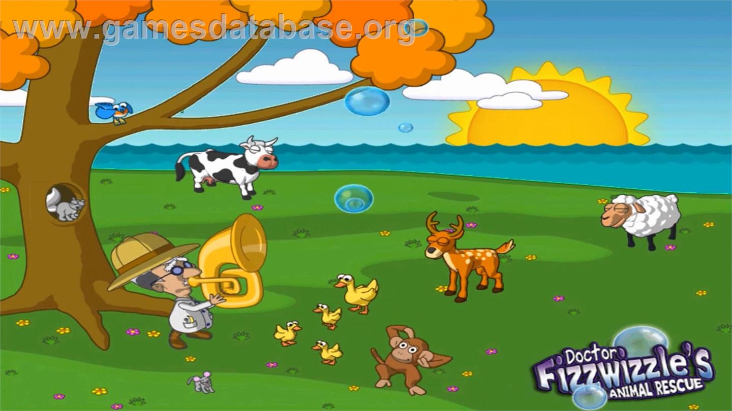 Doctor Fizzwizzle's Animal Rescue - Nintendo Wii - Artwork - Title Screen