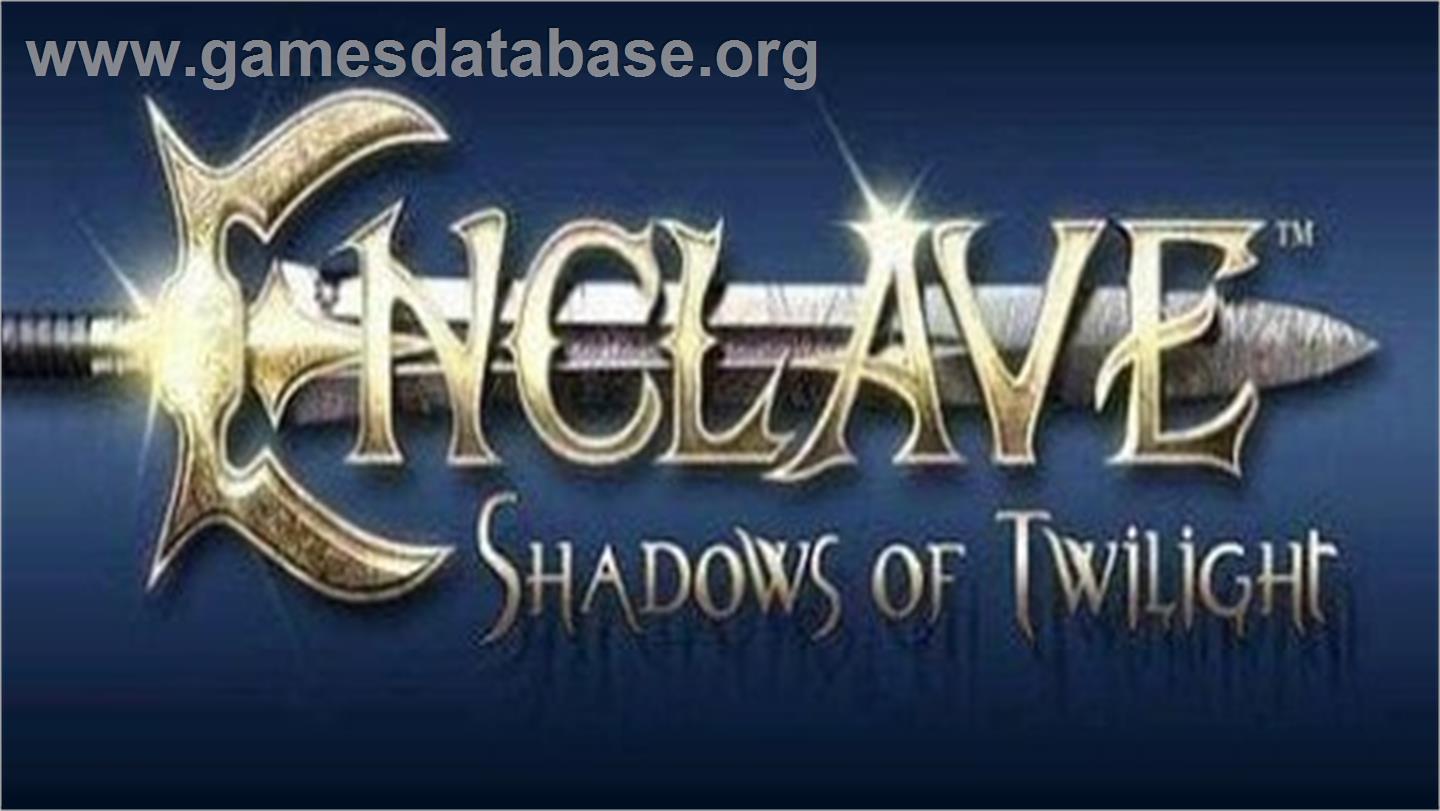 Enclave - Shadows Of Twilight - Nintendo Wii - Artwork - Title Screen