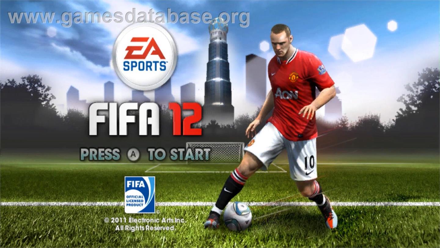 Fifa 12 - Nintendo Wii - Artwork - Title Screen
