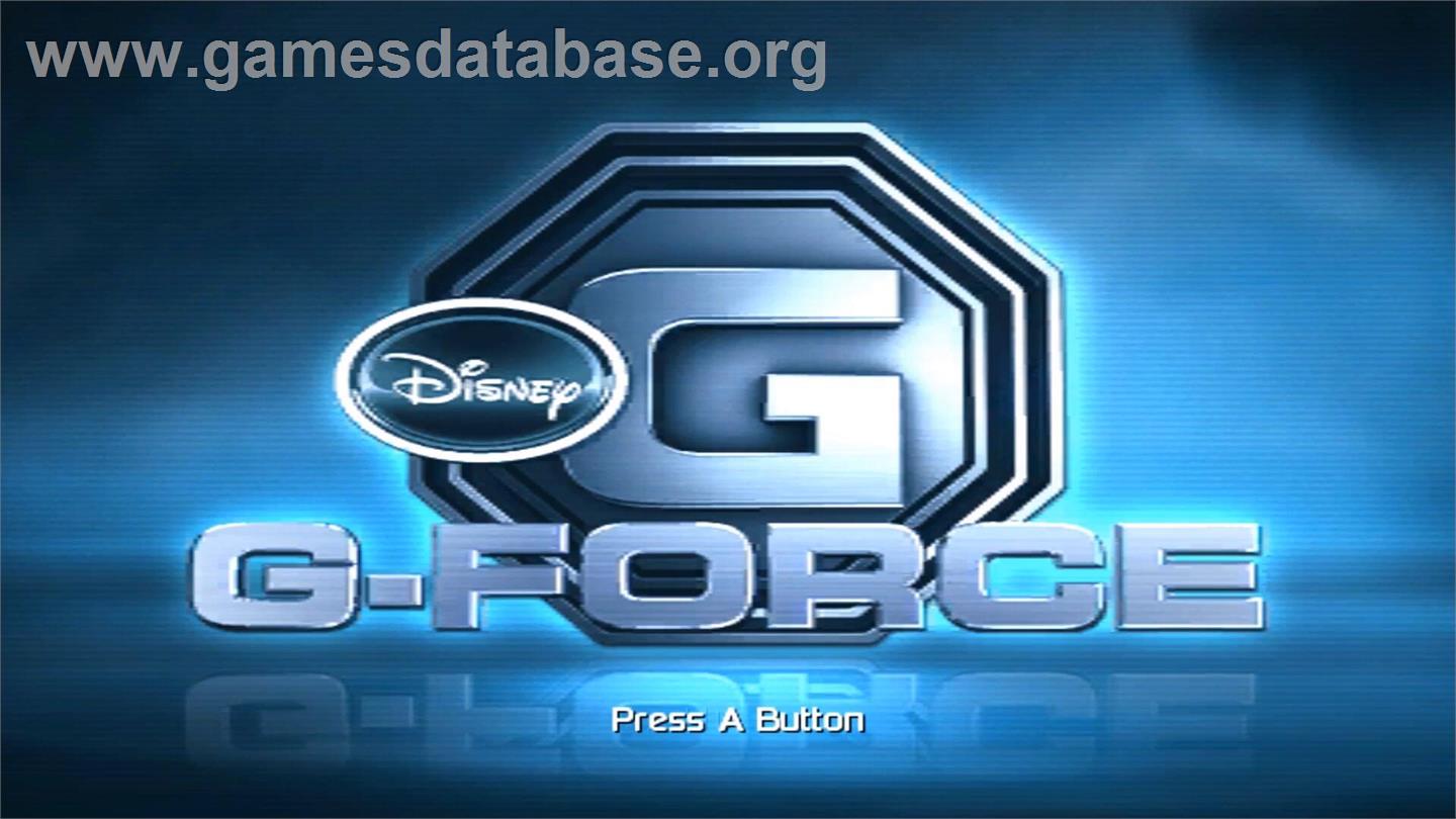 G-force - Nintendo Wii - Artwork - Title Screen