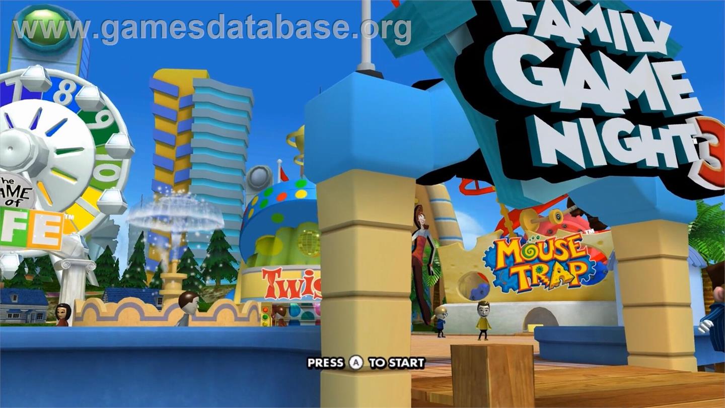 Hasbro - Ce Soir On Joue En Famille 3 - Nintendo Wii - Artwork - Title Screen