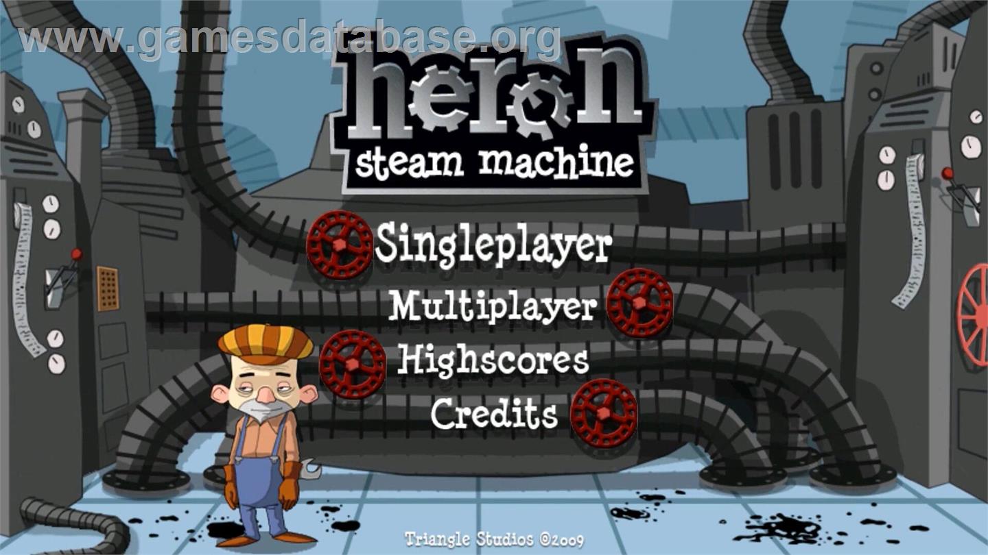 Heron - Steam Machine - Nintendo Wii - Artwork - Title Screen