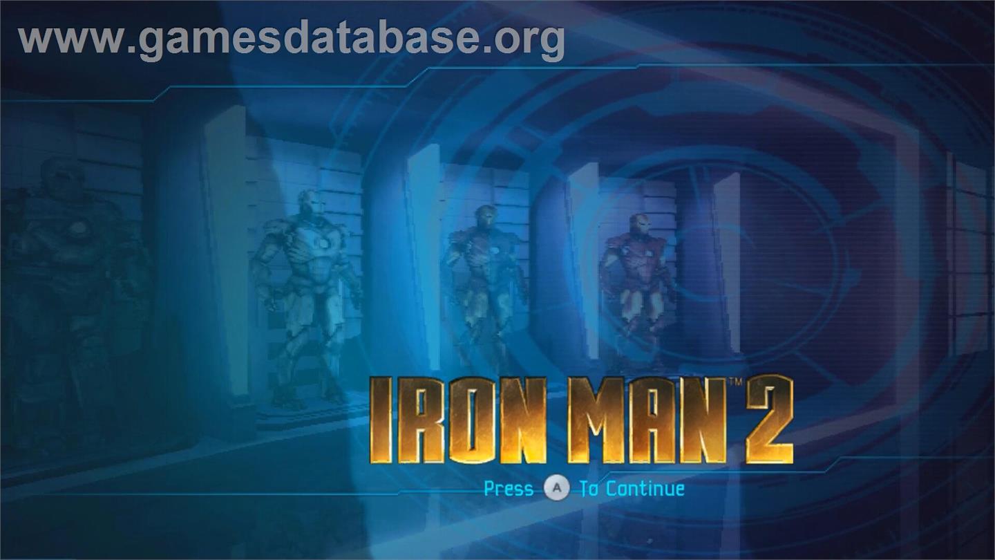 Iron Man 2 - Nintendo Wii - Artwork - Title Screen