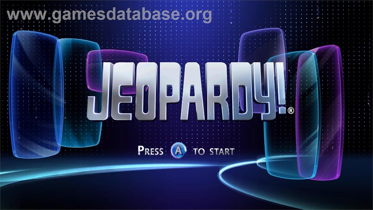 Jeopardy! - Nintendo Wii - Artwork - Title Screen