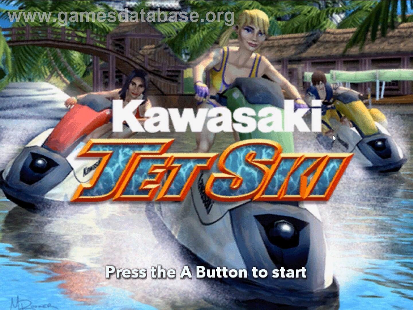 Kawasaki Jet Ski - Nintendo Wii - Artwork - Title Screen