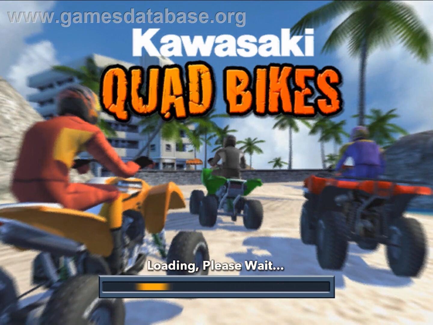 Kawasaki Quad Bikes - Nintendo Wii - Artwork - Title Screen