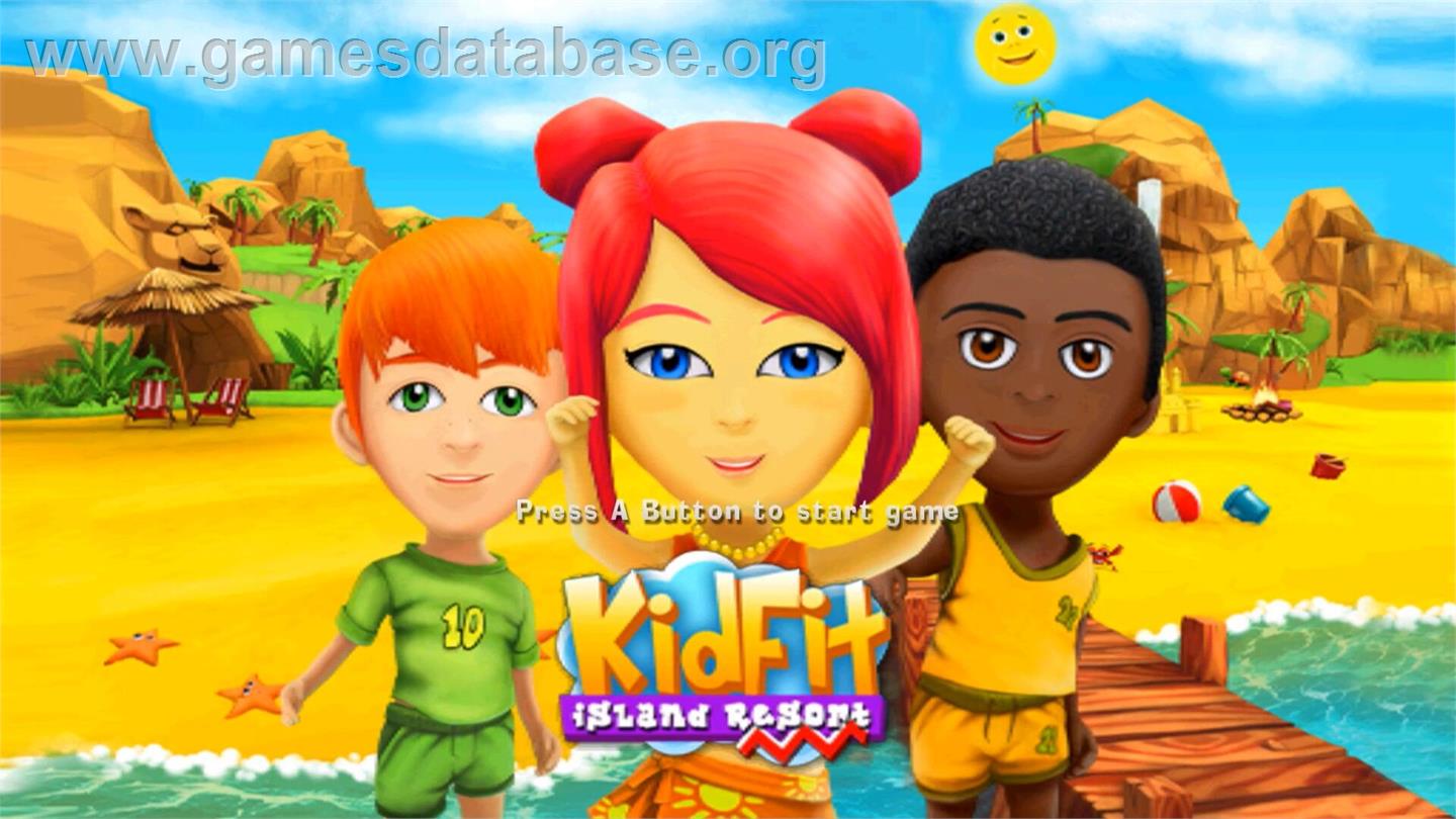Kid Fit Island Resort - Nintendo Wii - Artwork - Title Screen
