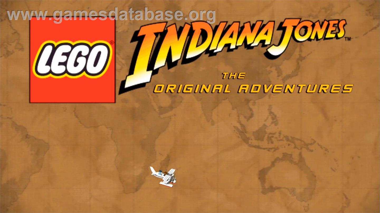 Lego Indiana Jones - The Original Adventures - Nintendo Wii - Artwork - Title Screen