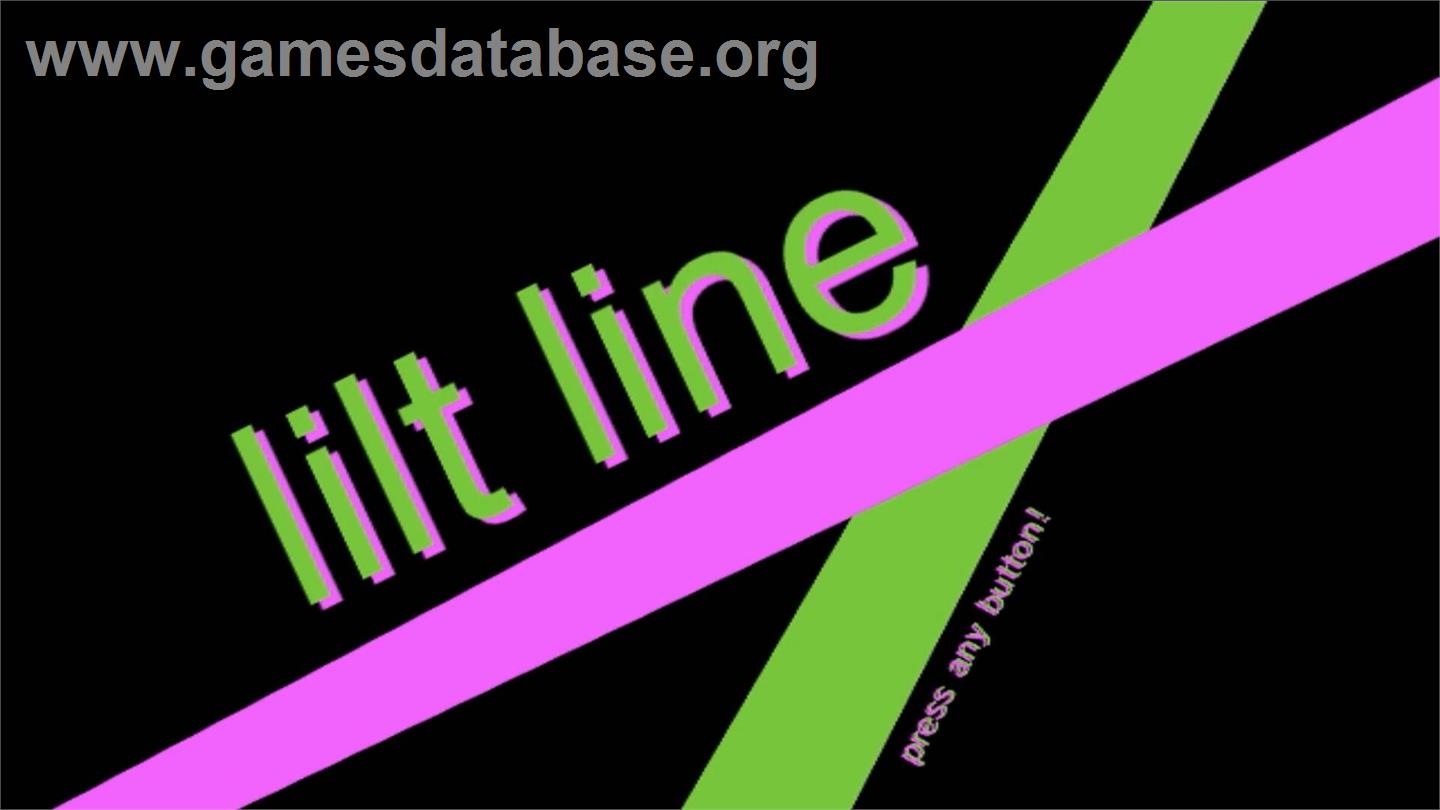 Lilt Line - Nintendo Wii - Artwork - Title Screen