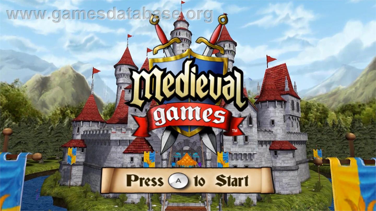 Medieval Games - Nintendo Wii - Artwork - Title Screen