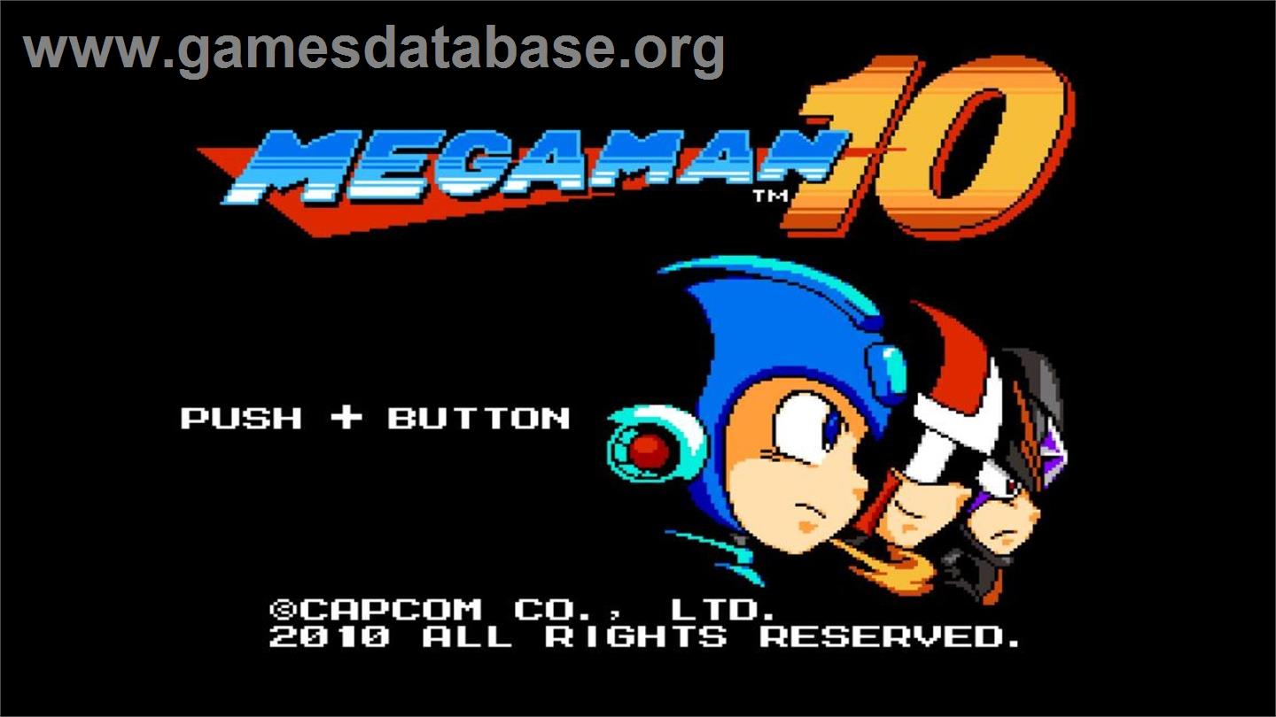 Mega Man 10 - Nintendo Wii - Artwork - Title Screen