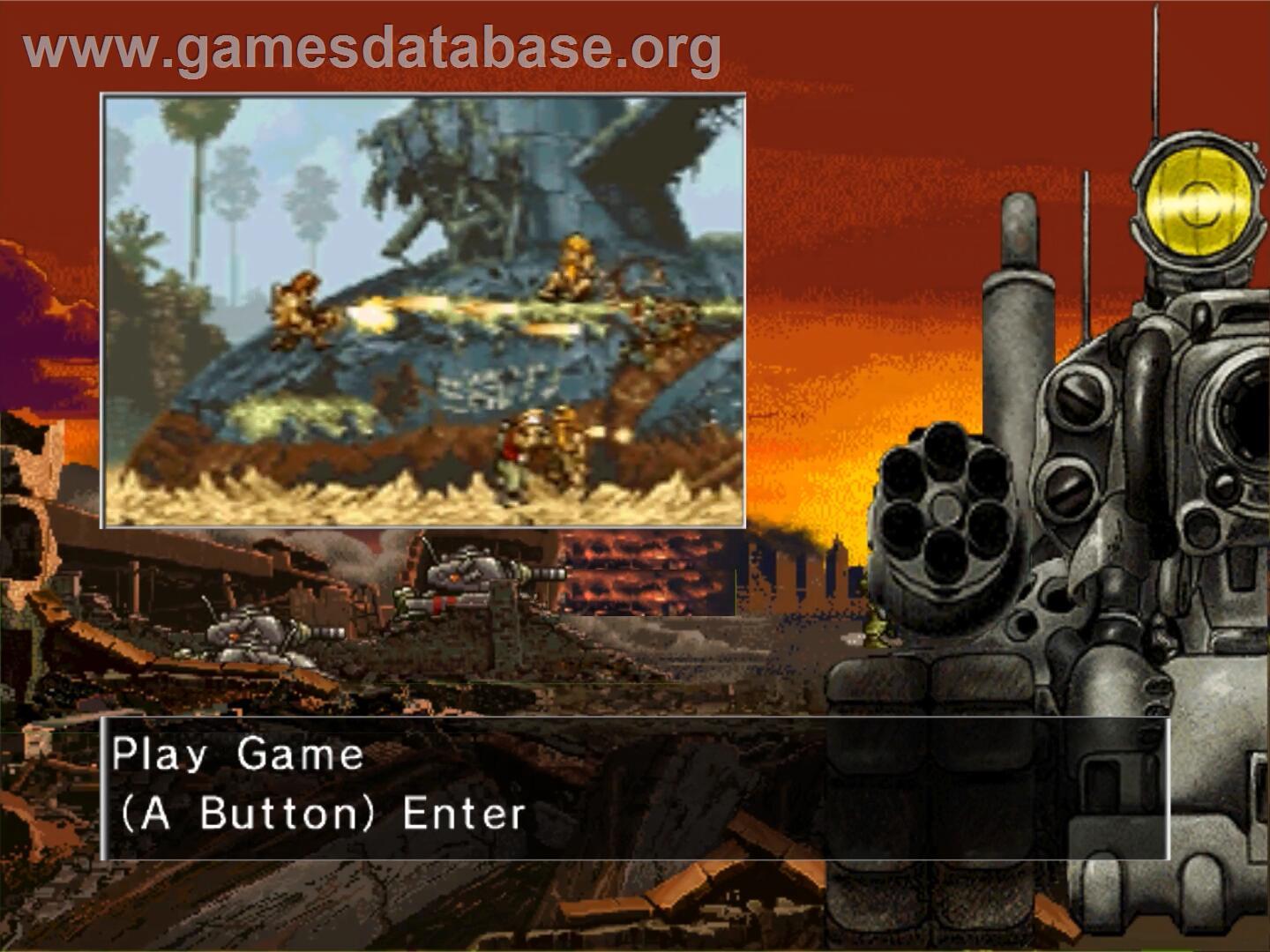 Metal Slug Anthology - Nintendo Wii - Artwork - Title Screen
