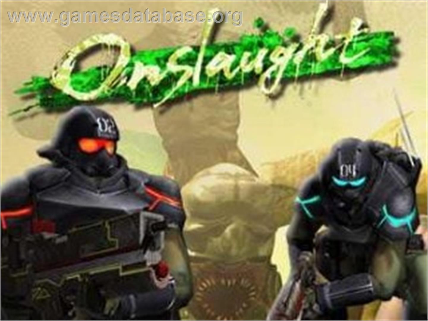 Onslaught - Nintendo Wii - Artwork - Title Screen