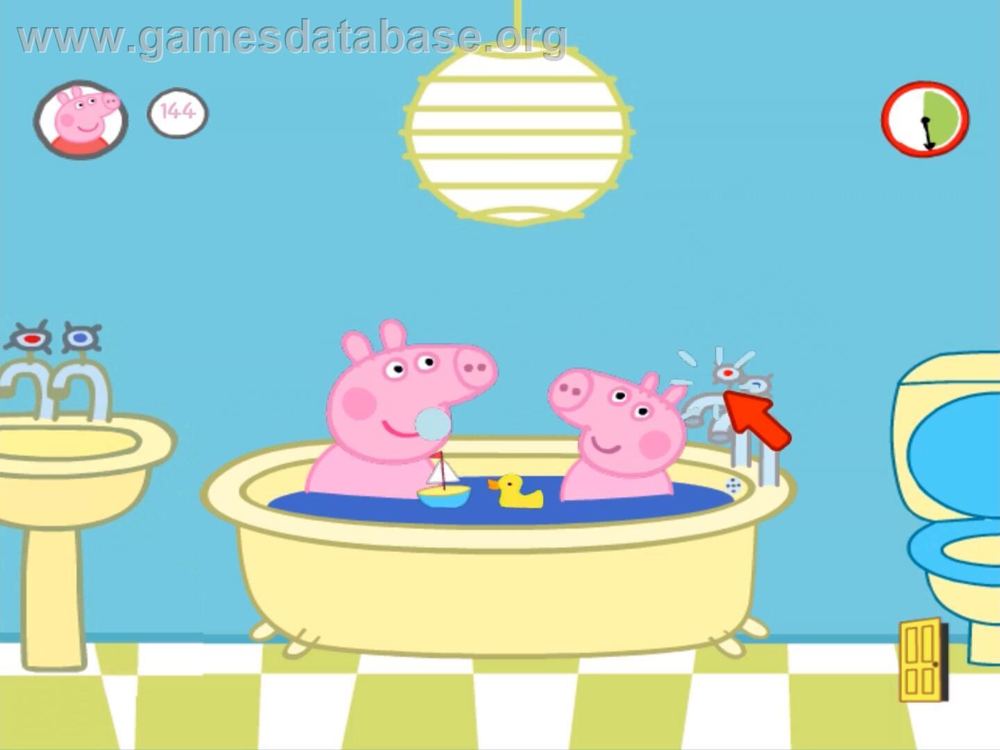 Peppa Pig : The Game - Nintendo Wii - Artwork - Title Screen