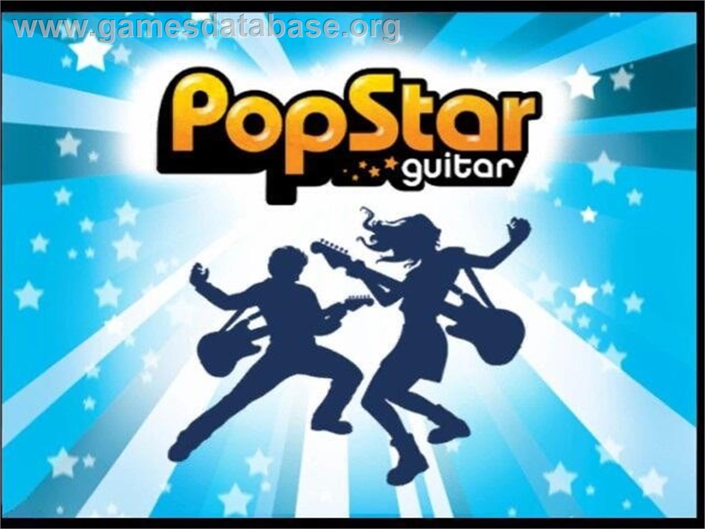 Popstar Guitar - Nintendo Wii - Artwork - Title Screen