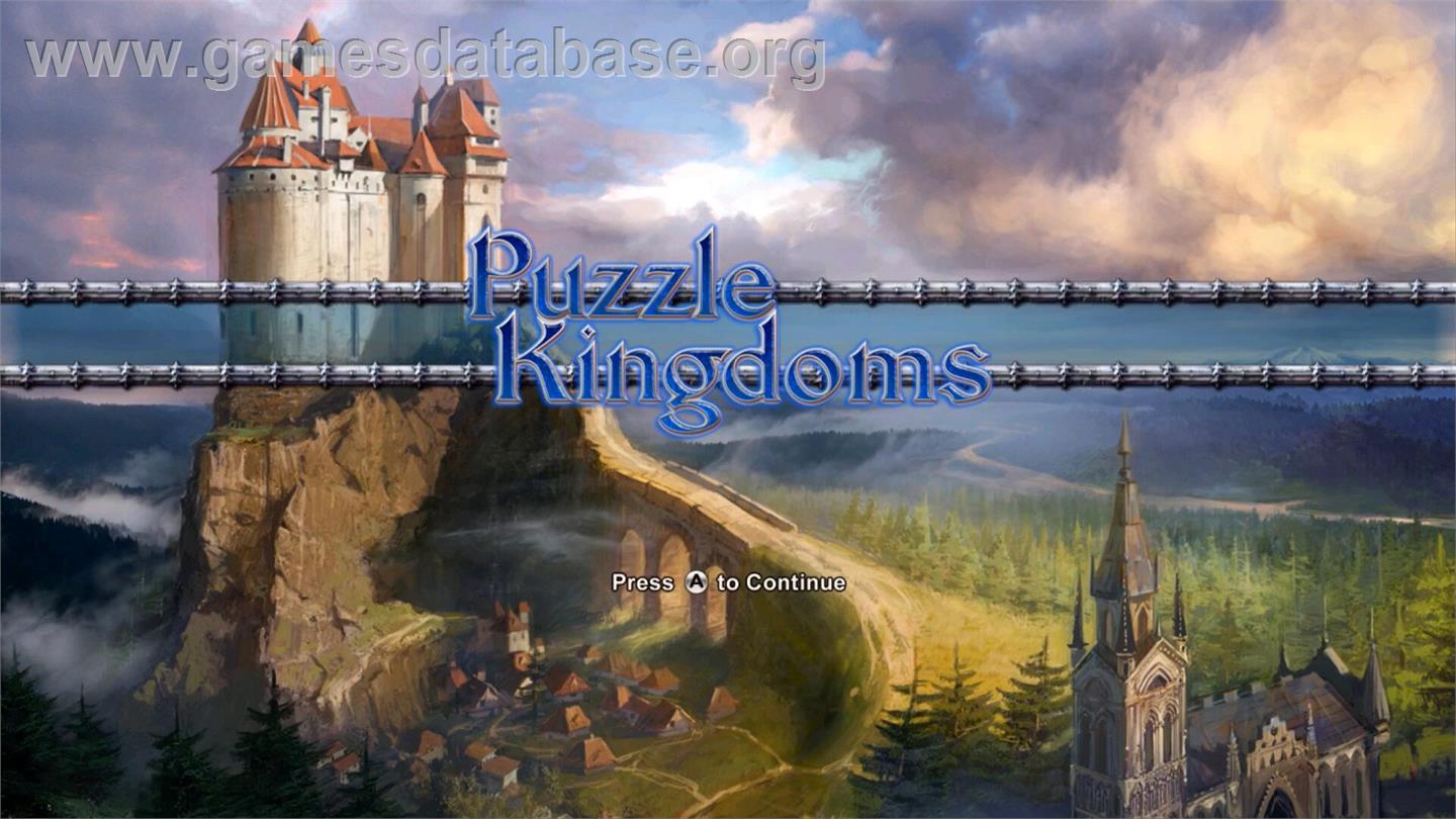 Puzzle Kingdoms - Nintendo Wii - Artwork - Title Screen