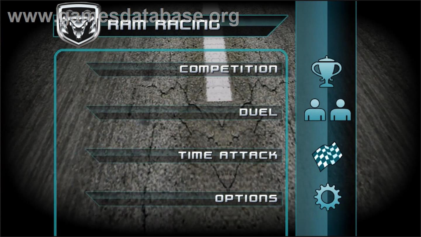 Ram Racing - Nintendo Wii - Artwork - Title Screen