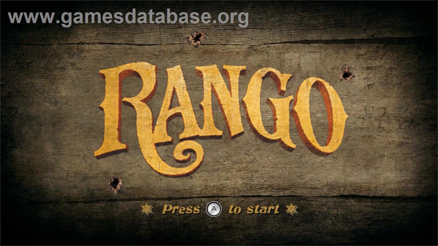 Rango - Nintendo Wii - Artwork - Title Screen
