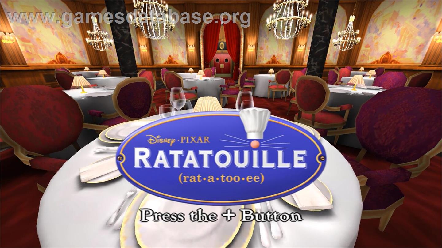 Ratatouille - Nintendo Wii - Artwork - Title Screen