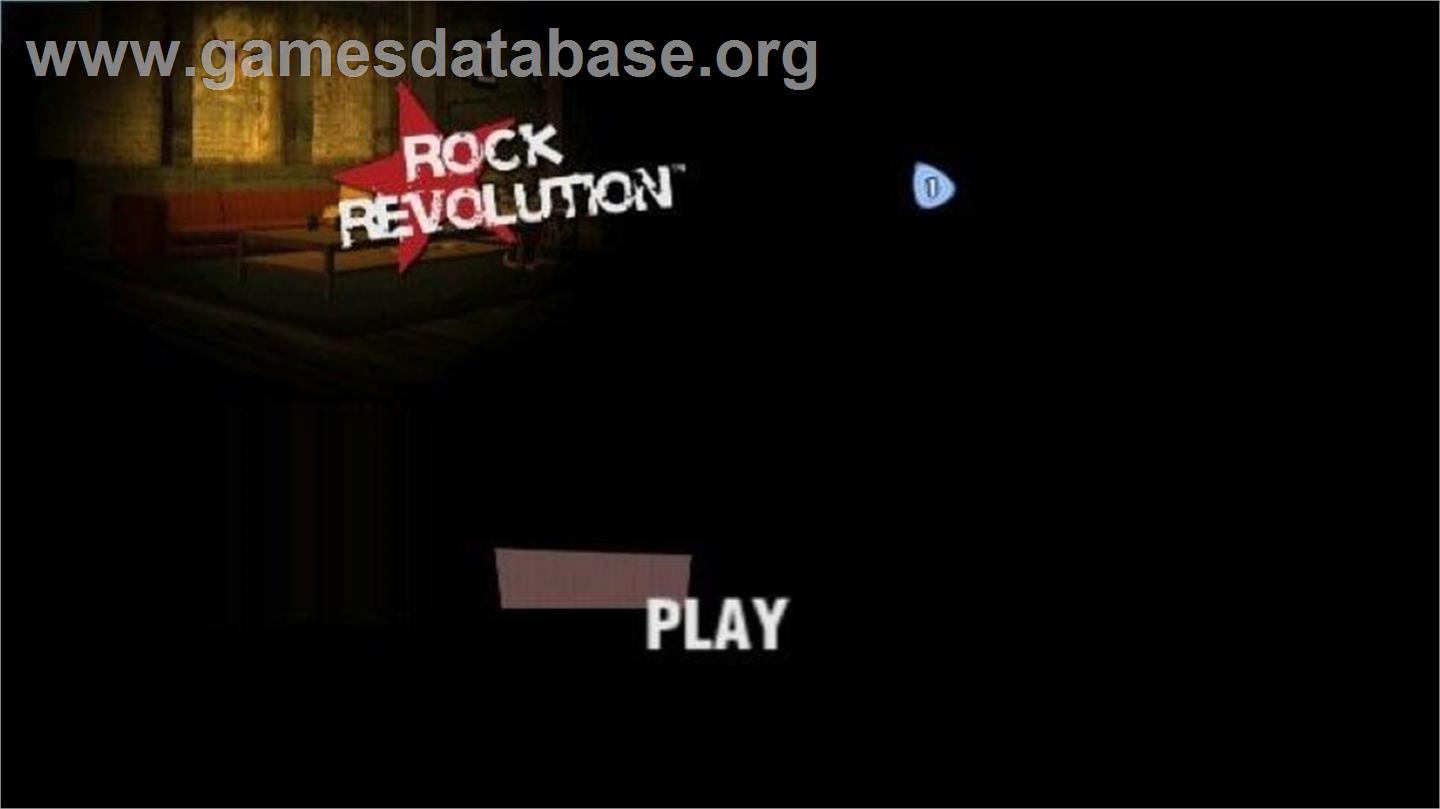 Rock Revolution - Nintendo Wii - Artwork - Title Screen