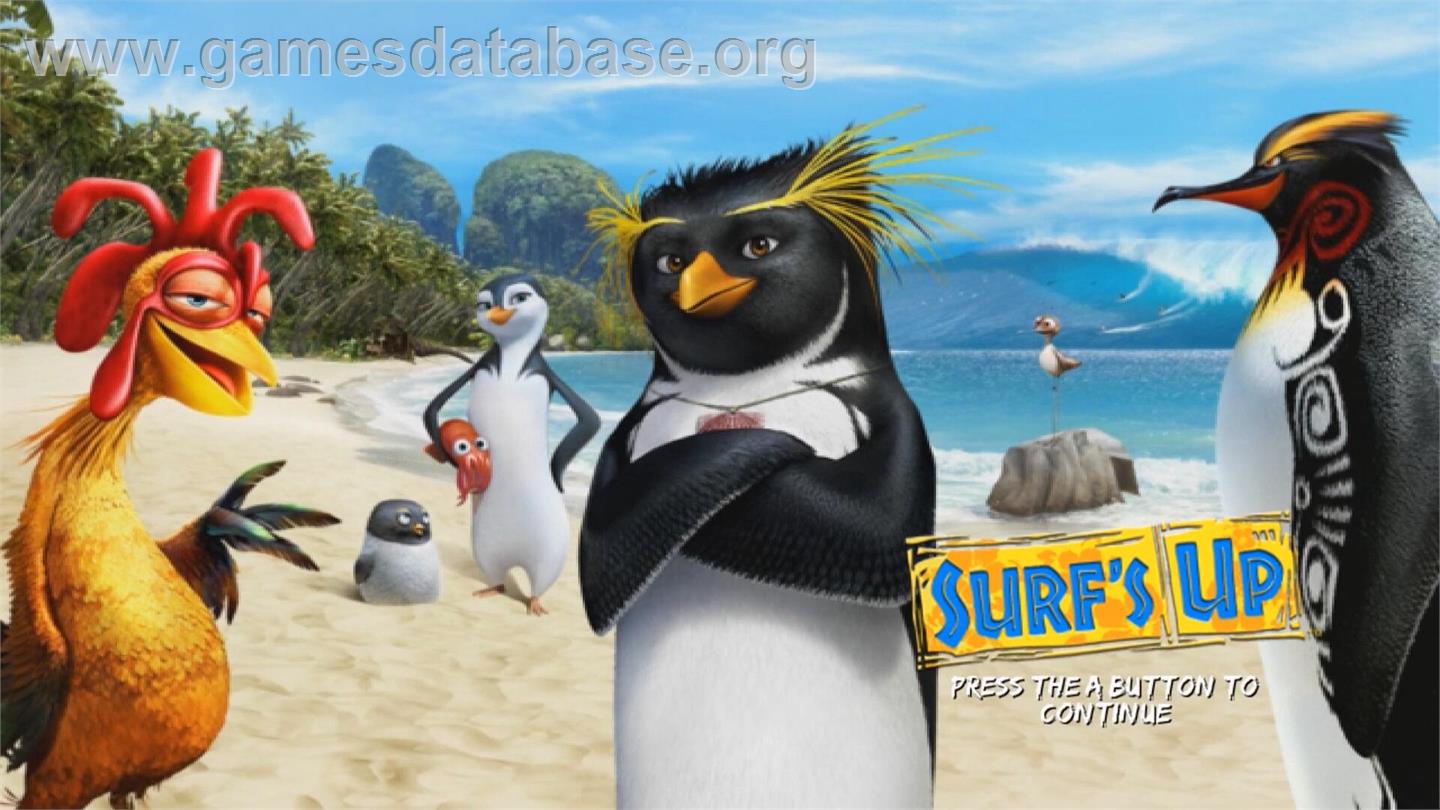 Rois De La Glisse, Les - Nintendo Wii - Artwork - Title Screen