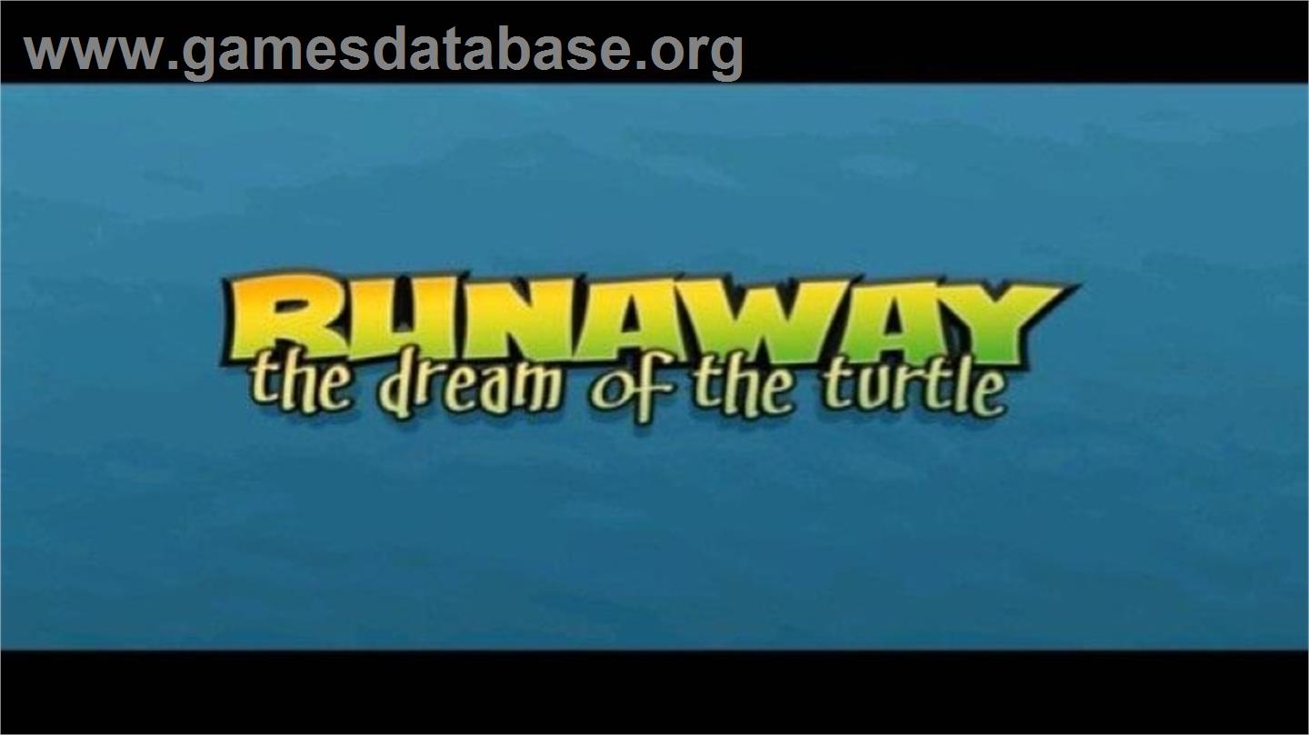 Runaway - The Dream Of The Turtle - Nintendo Wii - Artwork - Title Screen