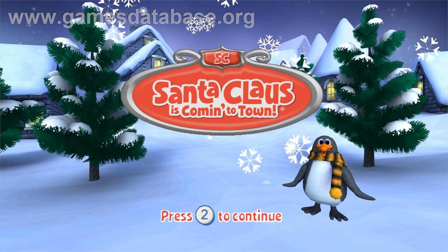Santa Claus Is Comin' To Town! - Nintendo Wii - Artwork - Title Screen