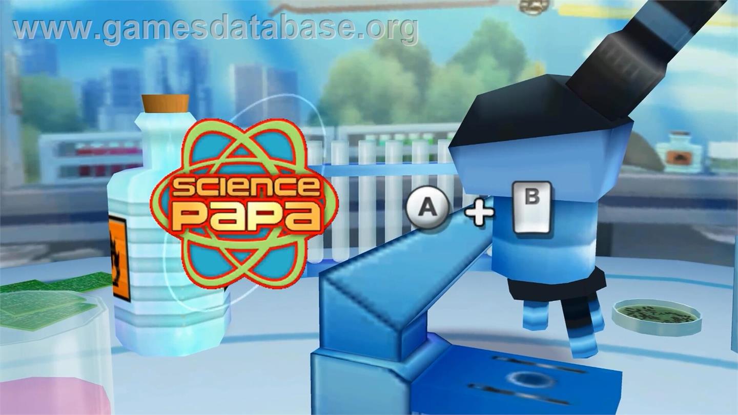 Science Papa - Nintendo Wii - Artwork - Title Screen