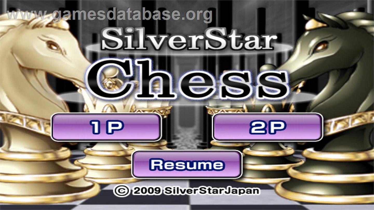 Silver Star Chess - Nintendo Wii - Artwork - Title Screen
