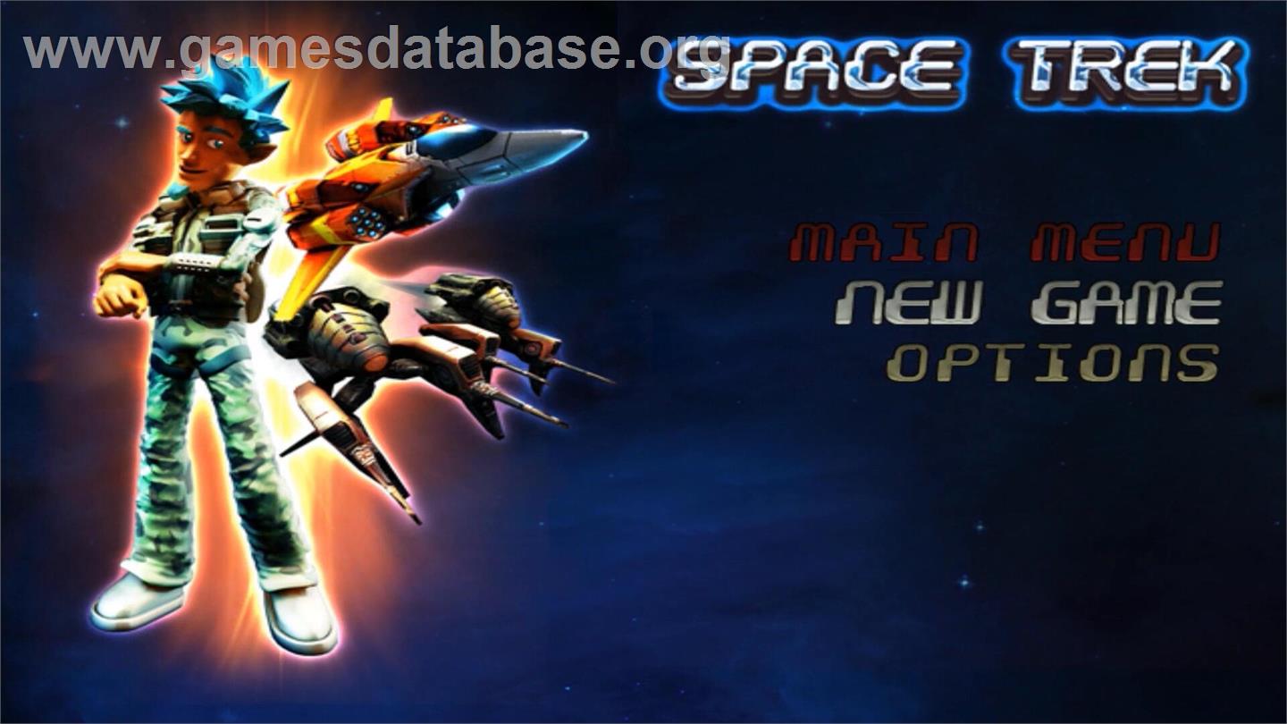 Space Trek - Nintendo Wii - Artwork - Title Screen