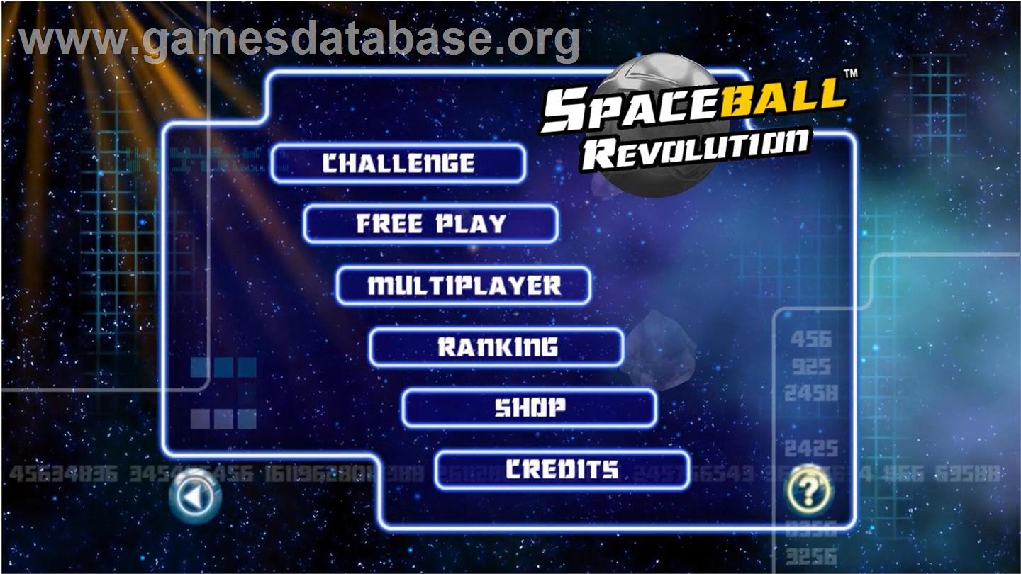 Spaceball Revolution - Nintendo Wii - Artwork - Title Screen