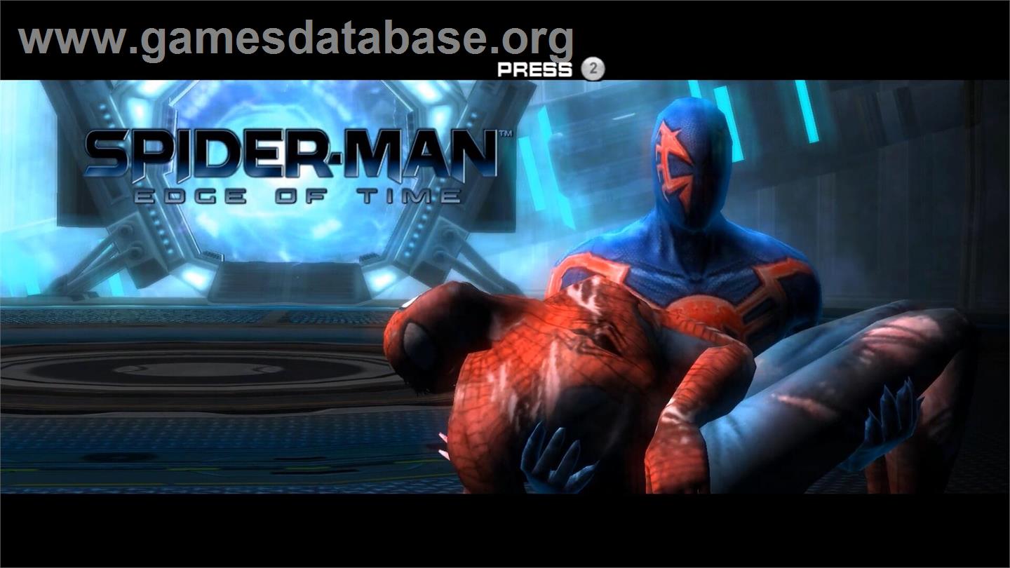 Spider-man - Aux Frontières Du Temps - Nintendo Wii - Artwork - Title Screen