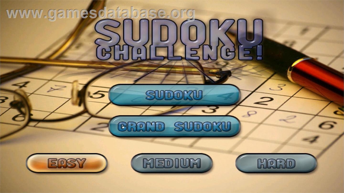Sudoku Challenge! - Nintendo Wii - Artwork - Title Screen