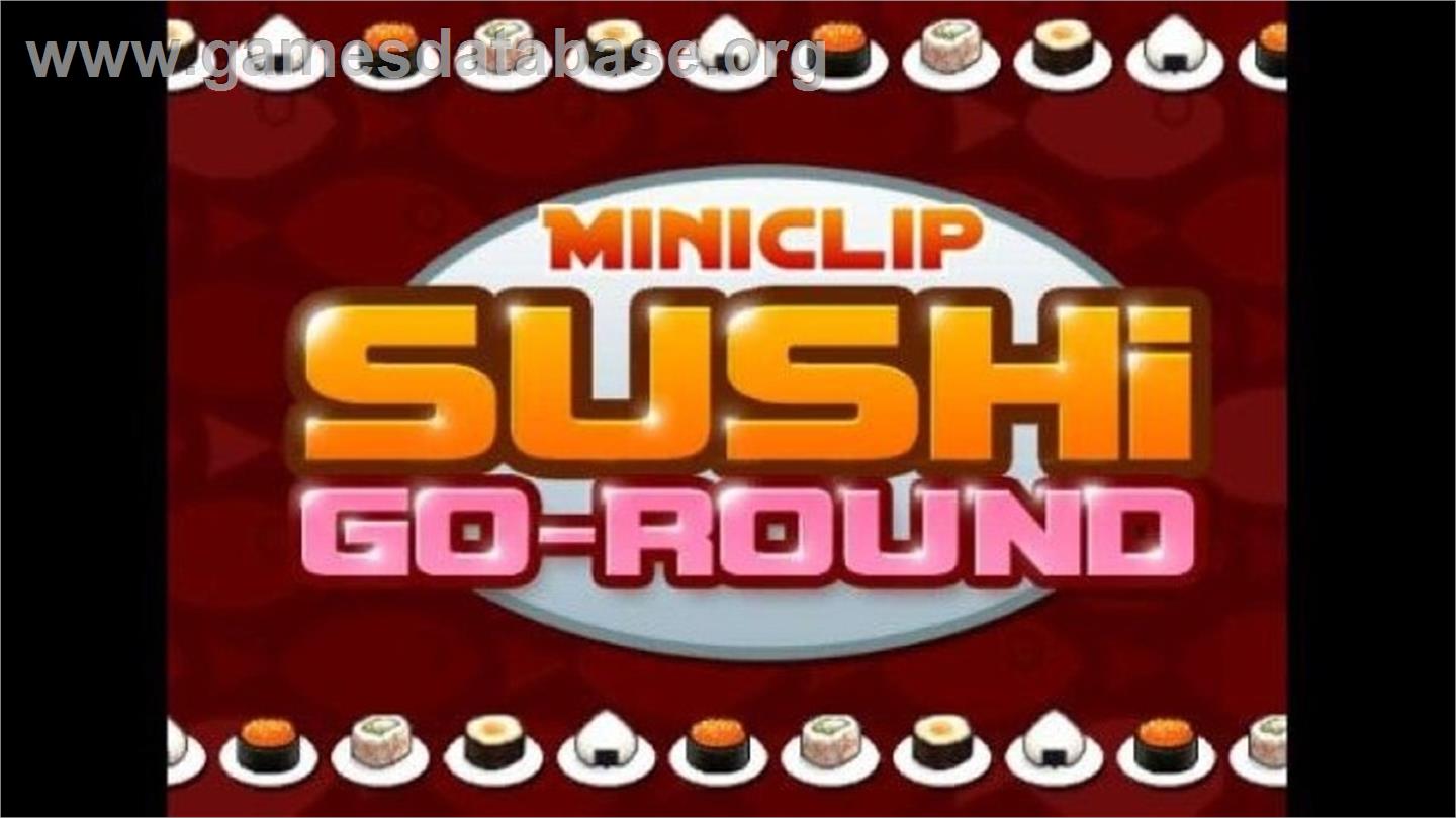 Sushi Go Round - Nintendo Wii - Artwork - Title Screen
